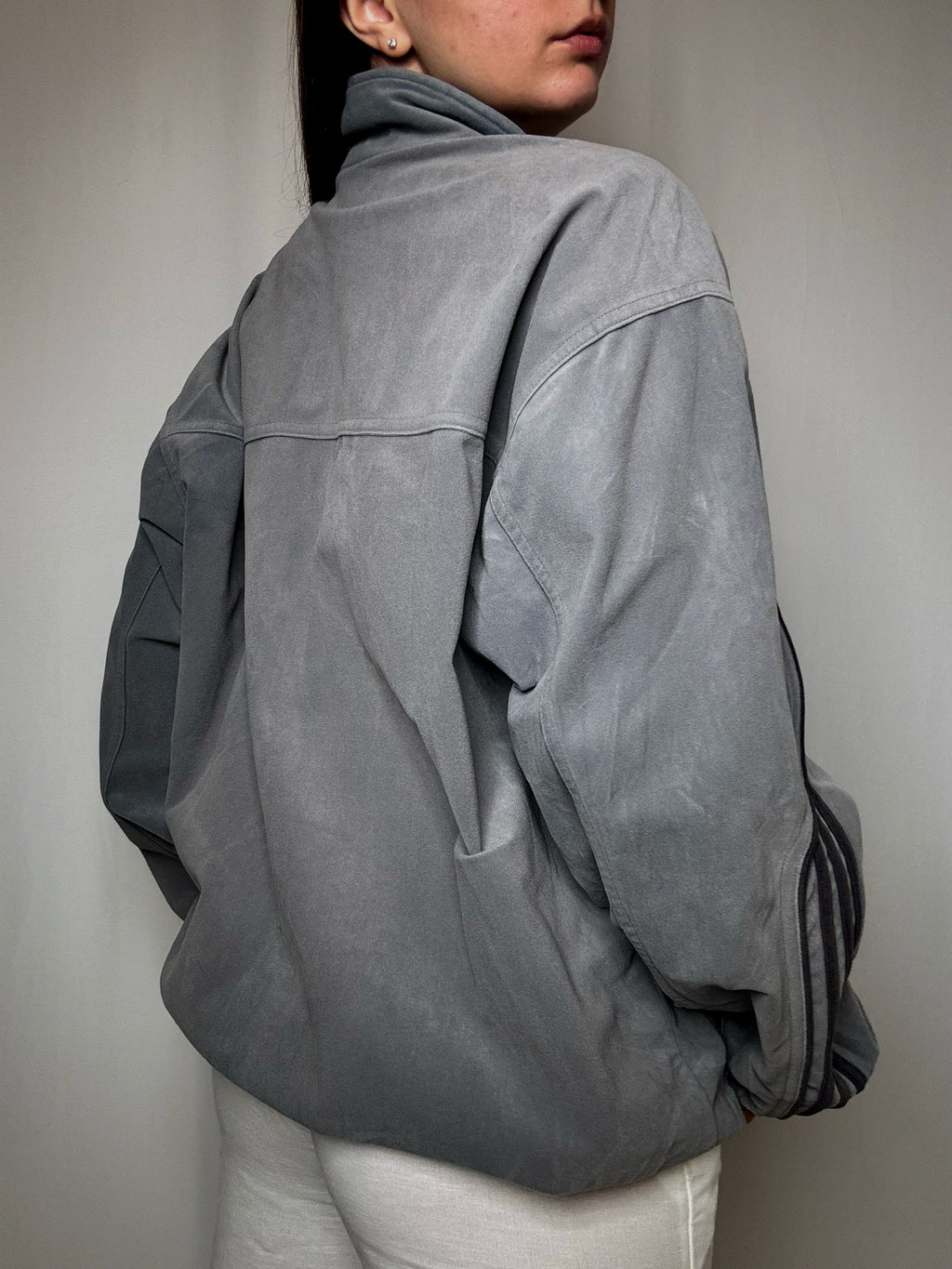 Bomber gris Adidas L vintage