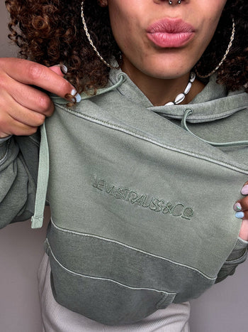 Sweat à capuche vert d'eau LEVI'S S/M