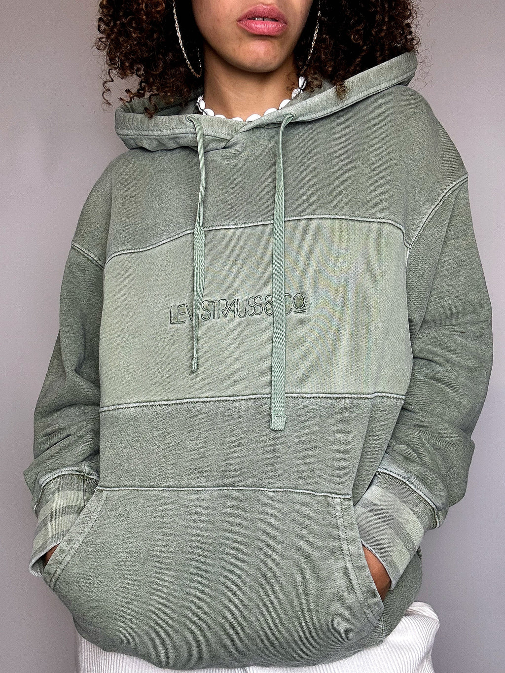 LEVI'S Hoodie in Aquagrün, Größe S/M