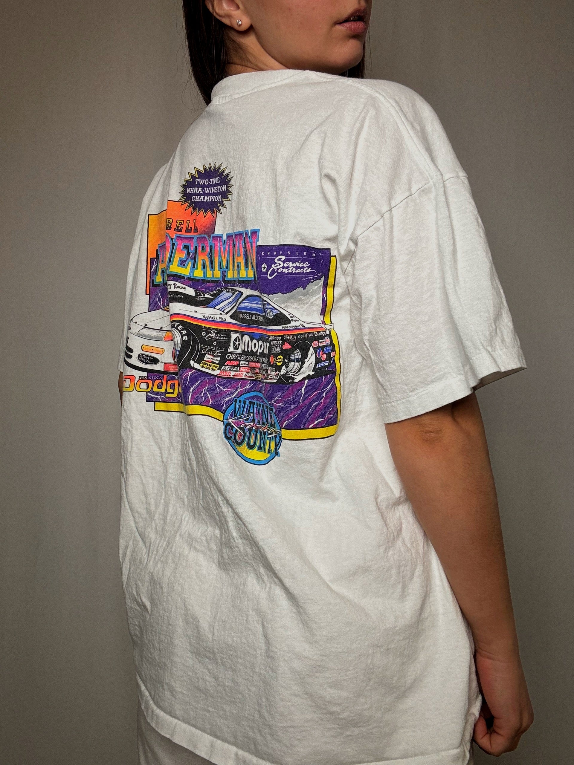 Tee shirt racing XL vintage