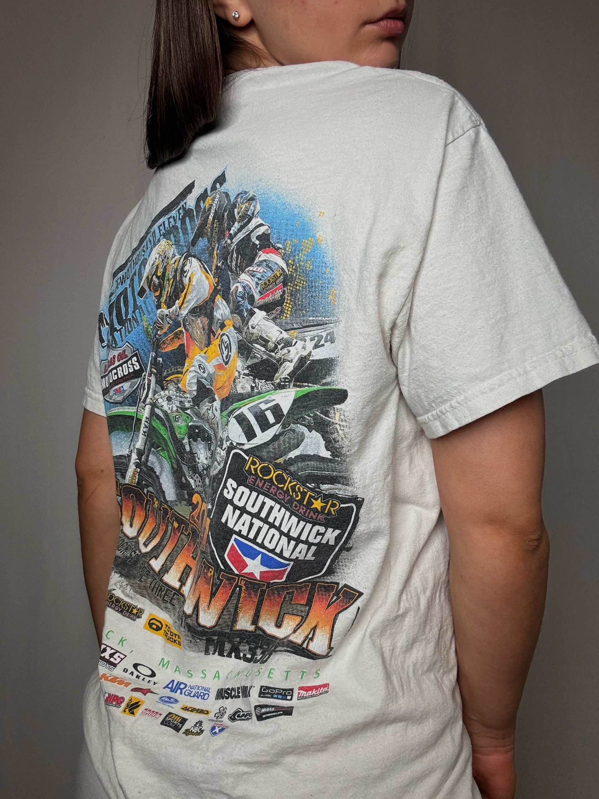 Tee shirt racing M vintage