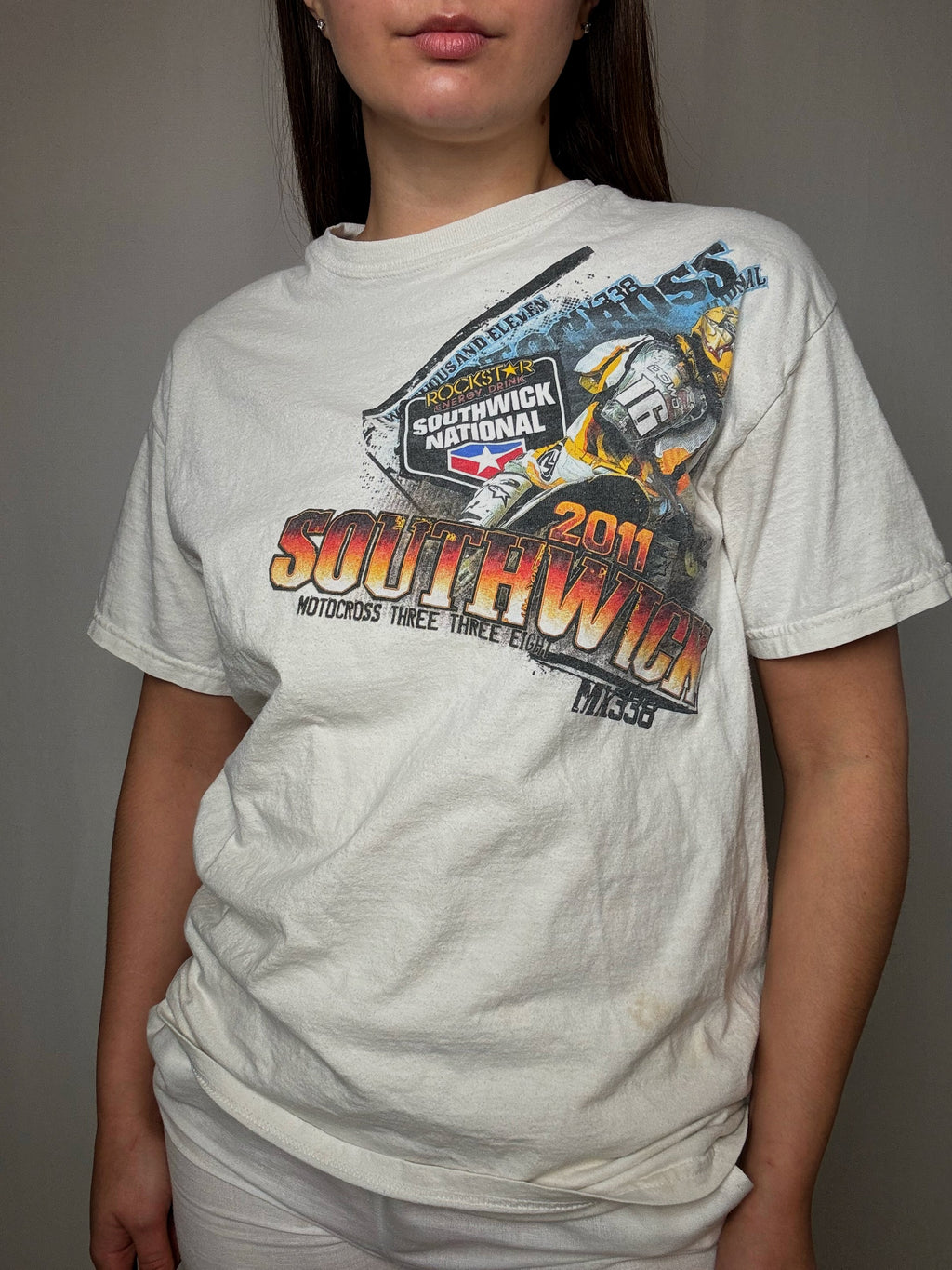 Tee shirt racing M vintage