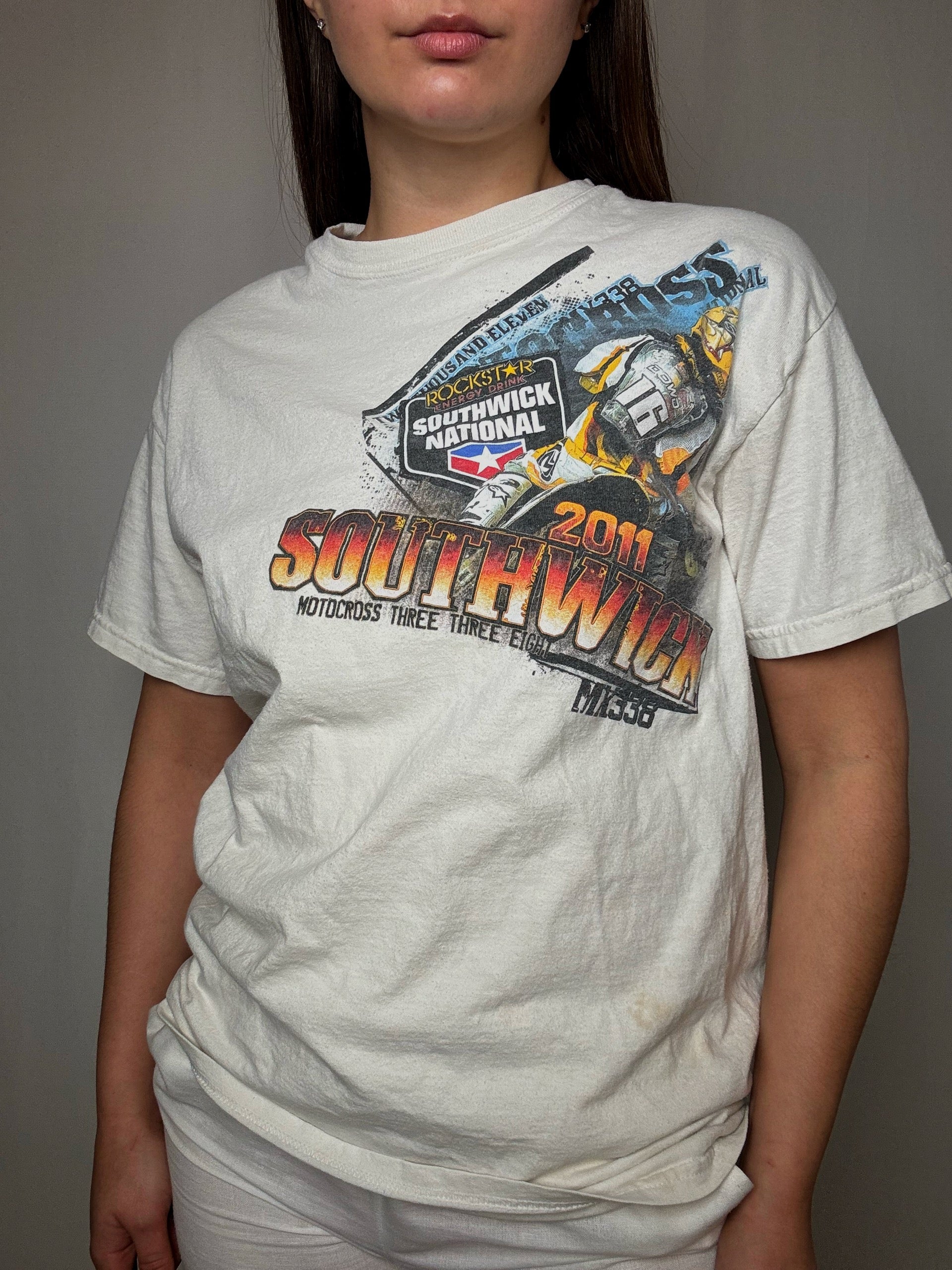 Tee shirt racing M vintage