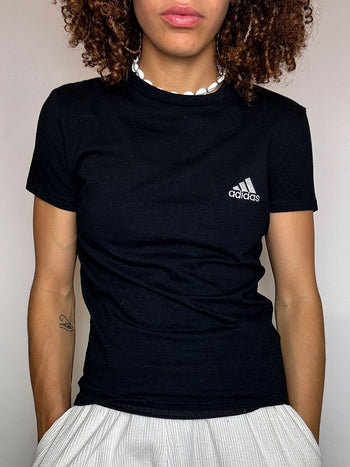 Black crop top ADIDAS S/M vintage