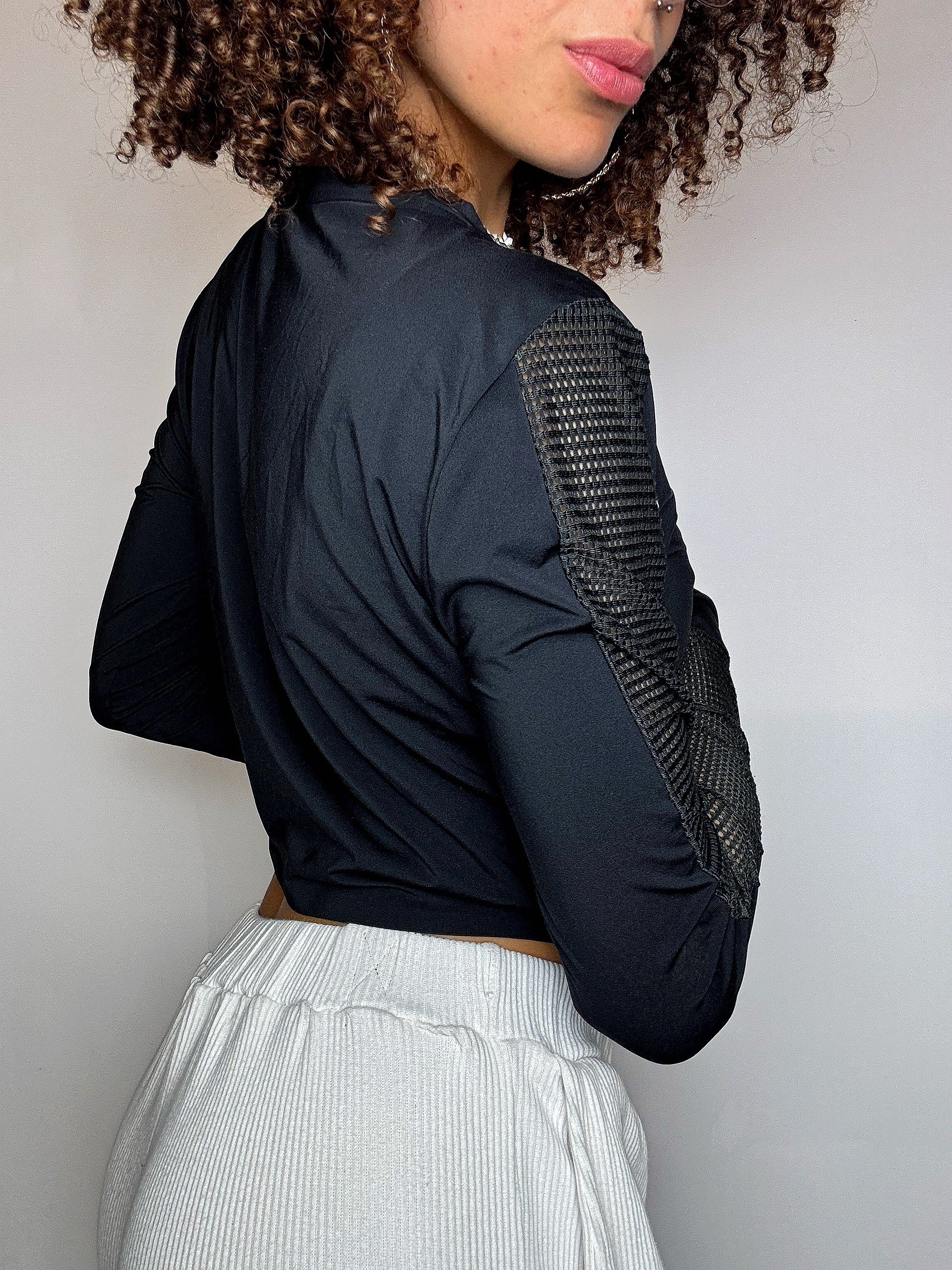 Top de sport noir ADIDAS L vintage