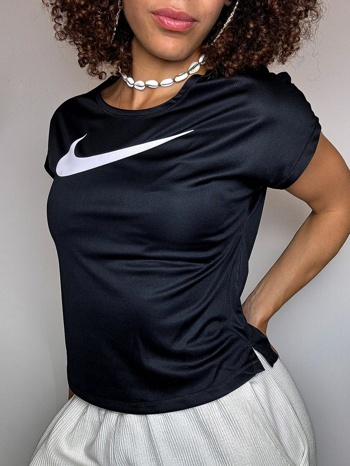 Top de sport noir NIKE XS vintage