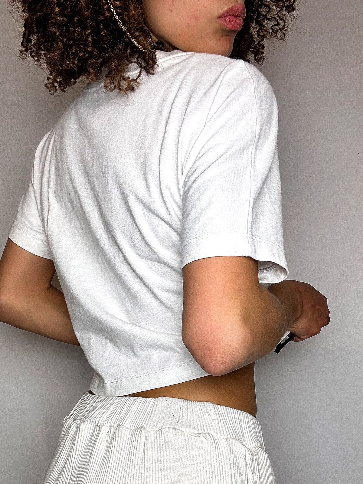 Tee shirt blanc NIKE S vintage