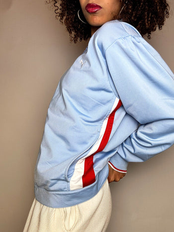 ADIDAS L vintage black sports jacket