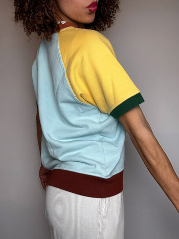 Sweat à col rond bloc couleur LEVI'S S vintage