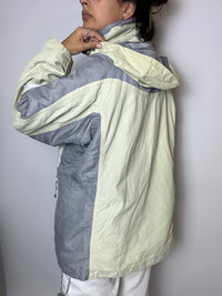 North Face Outwear Vintage gray and yellow jacket L