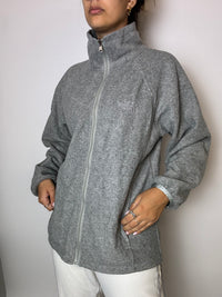 North Face Outwear Vintage gray and yellow jacket L