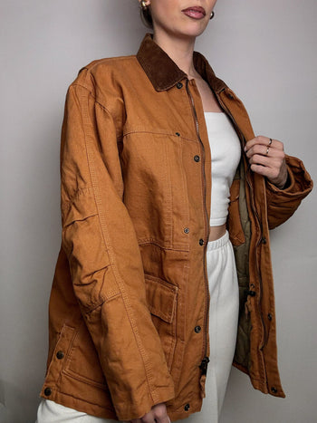 Veste style boxy MIL-TEC camel M/L vintage