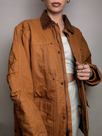 Veste style boxy MIL-TEC camel M/L vintage