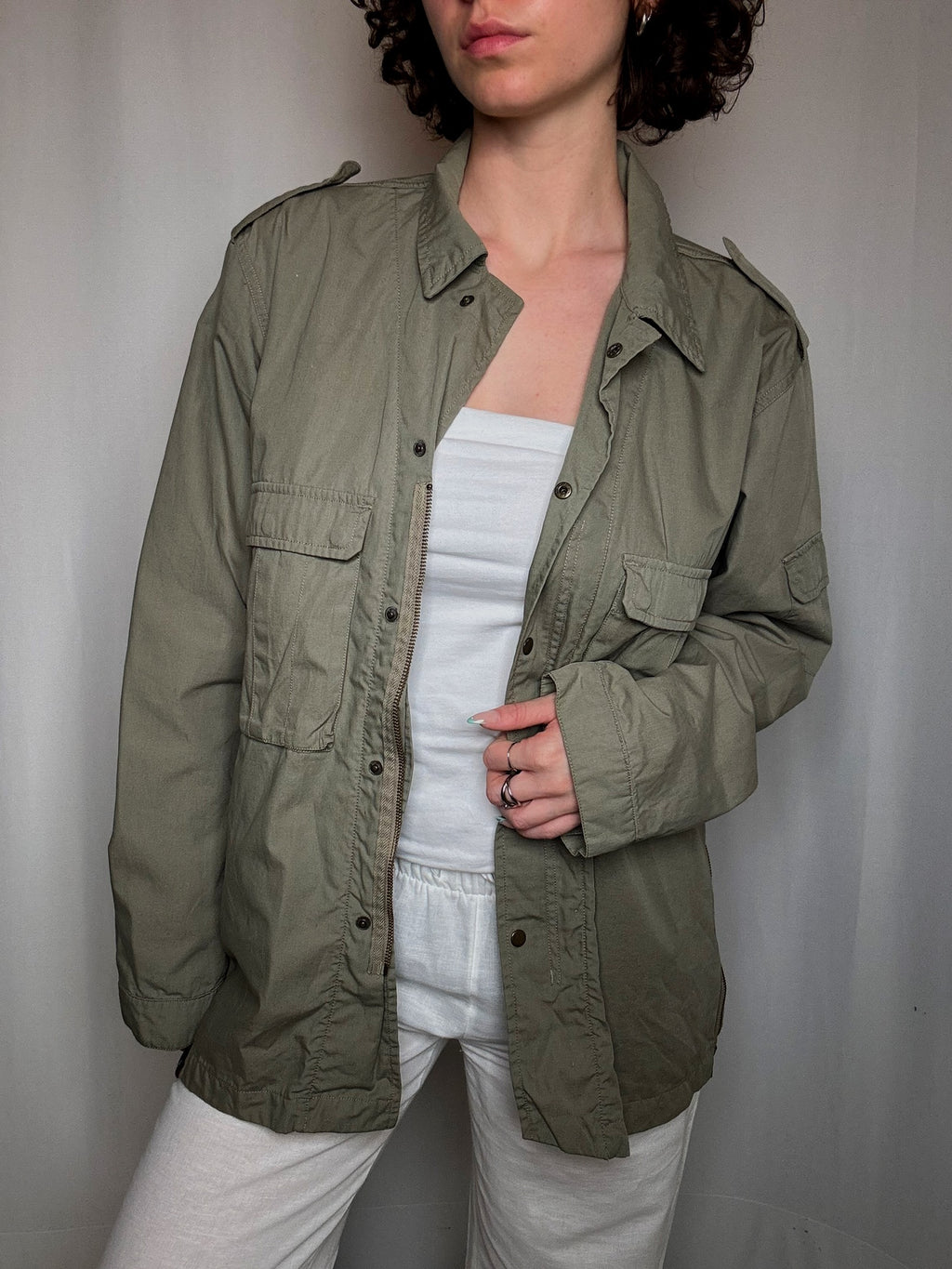 Saharienne kaki Adidas XL vintage