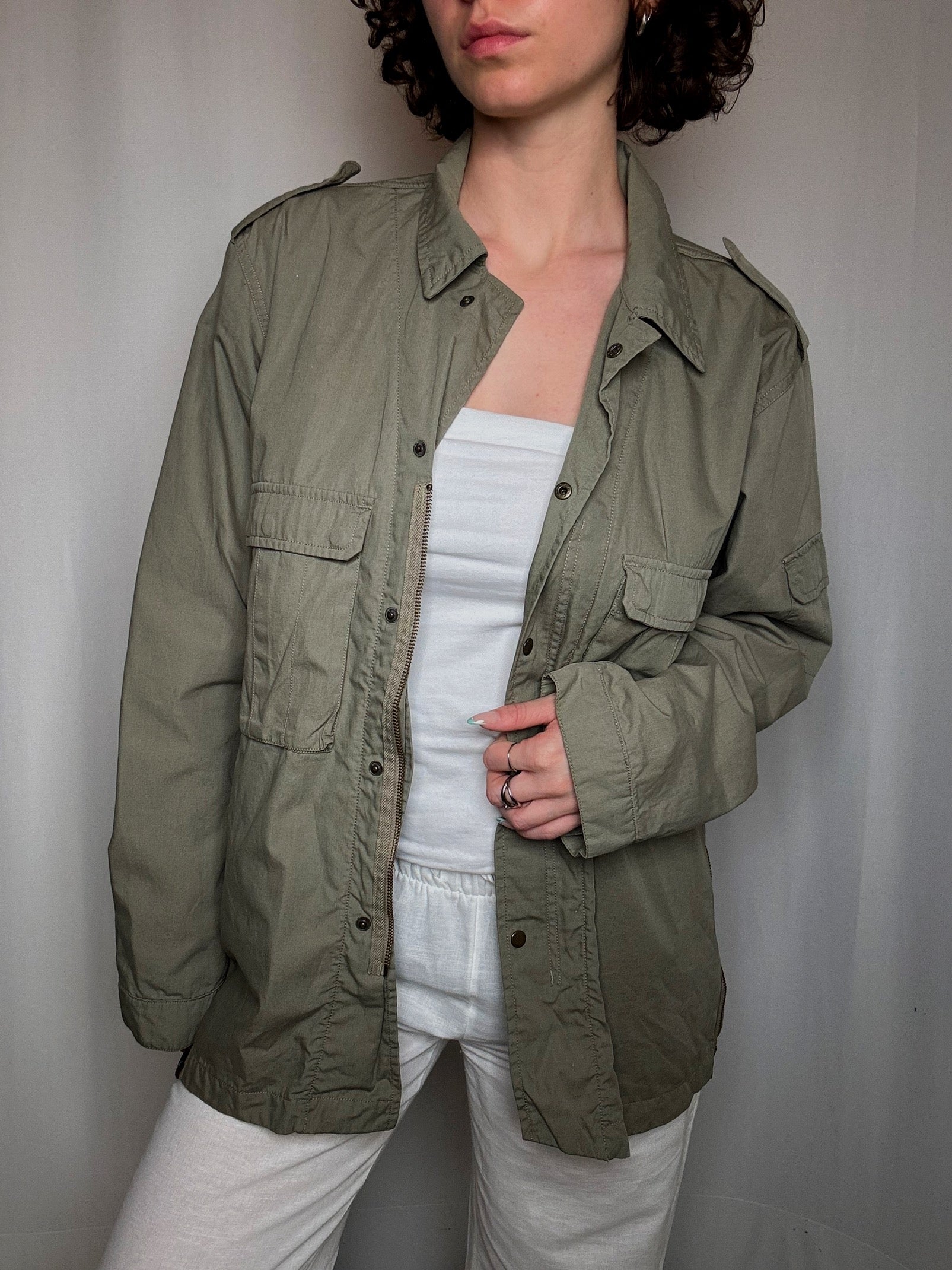 Saharienne kaki Adidas XL vintage