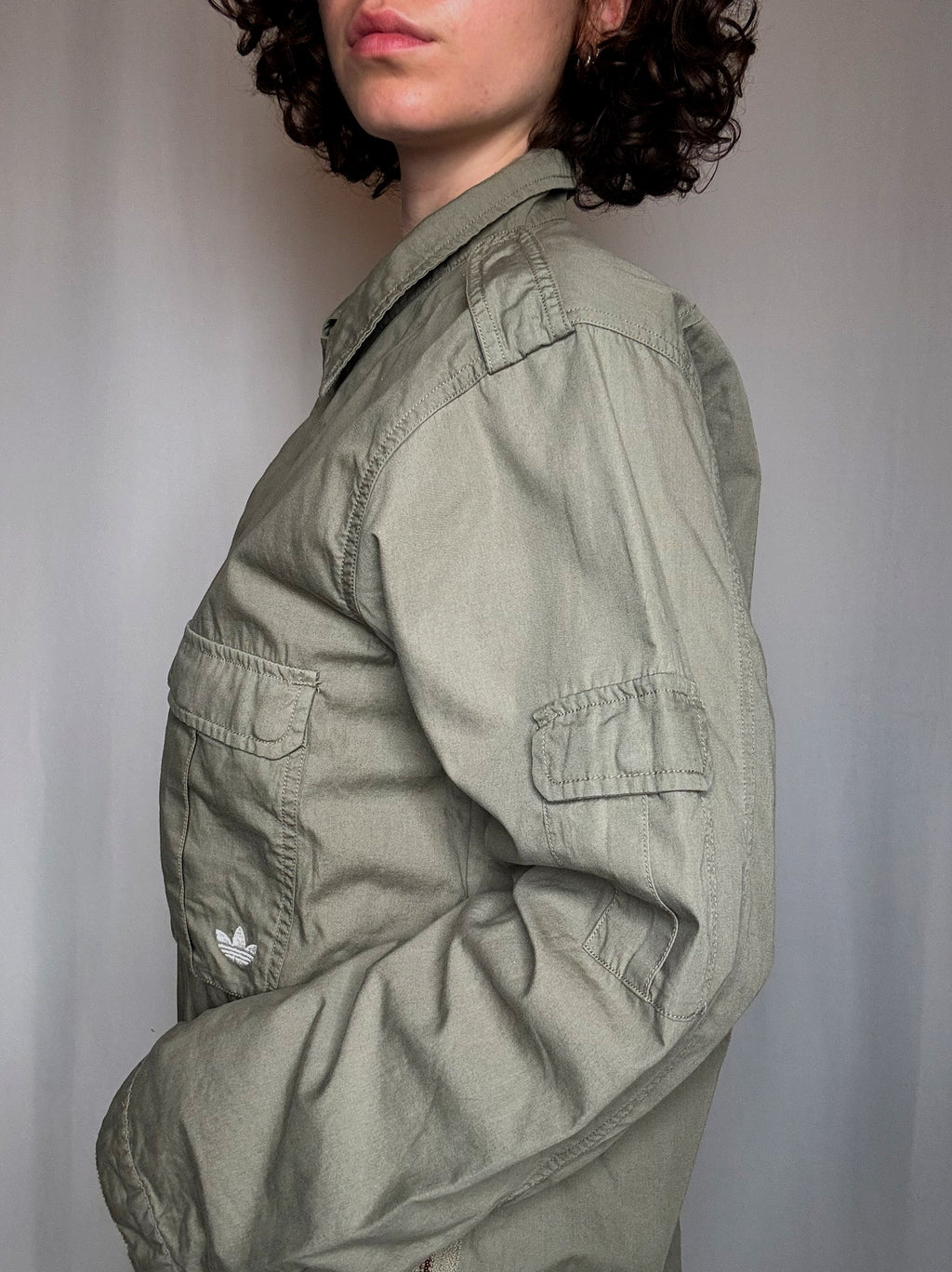 Saharienne kaki Adidas XL vintage