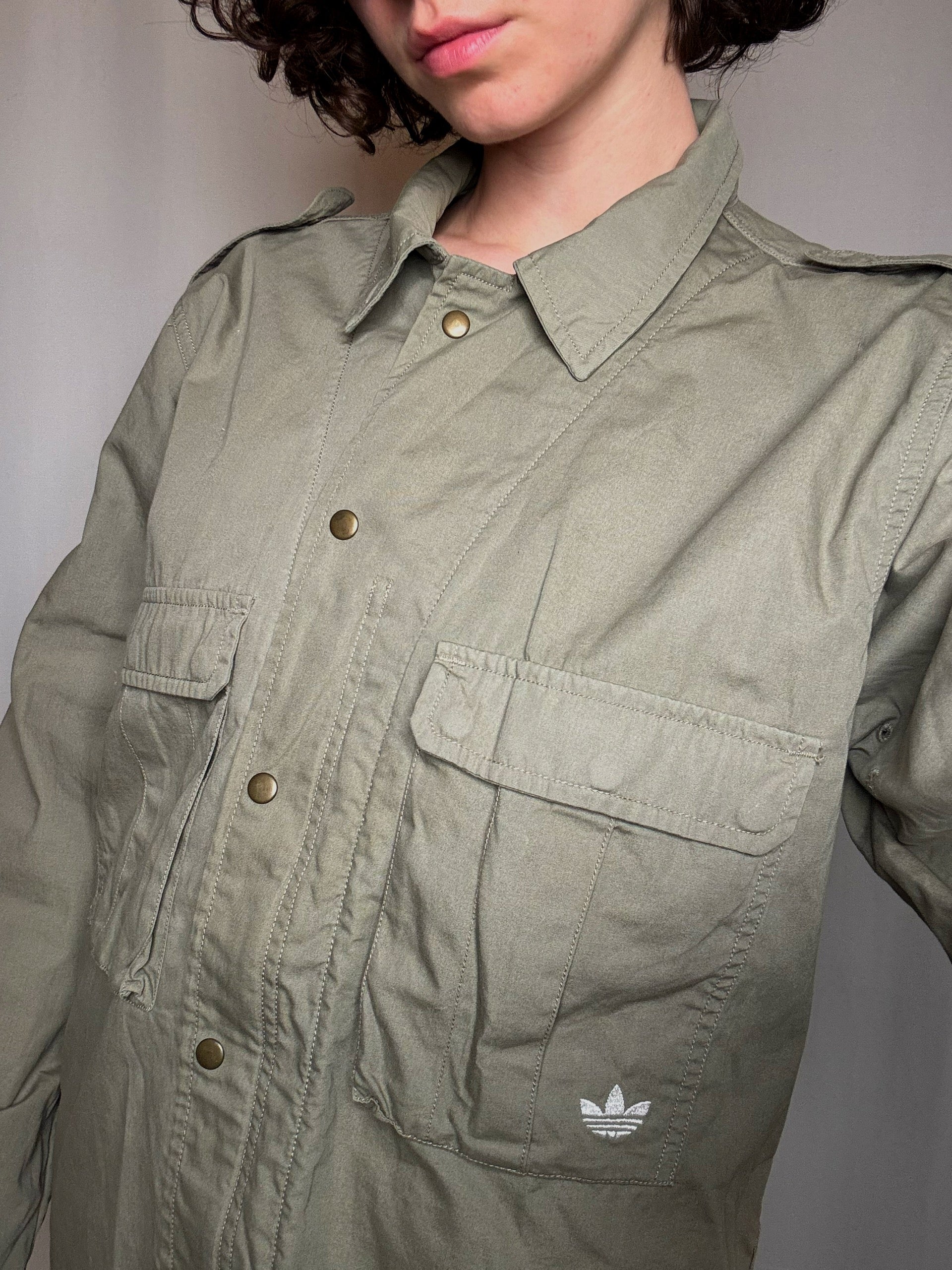 Saharienne kaki Adidas XL vintage