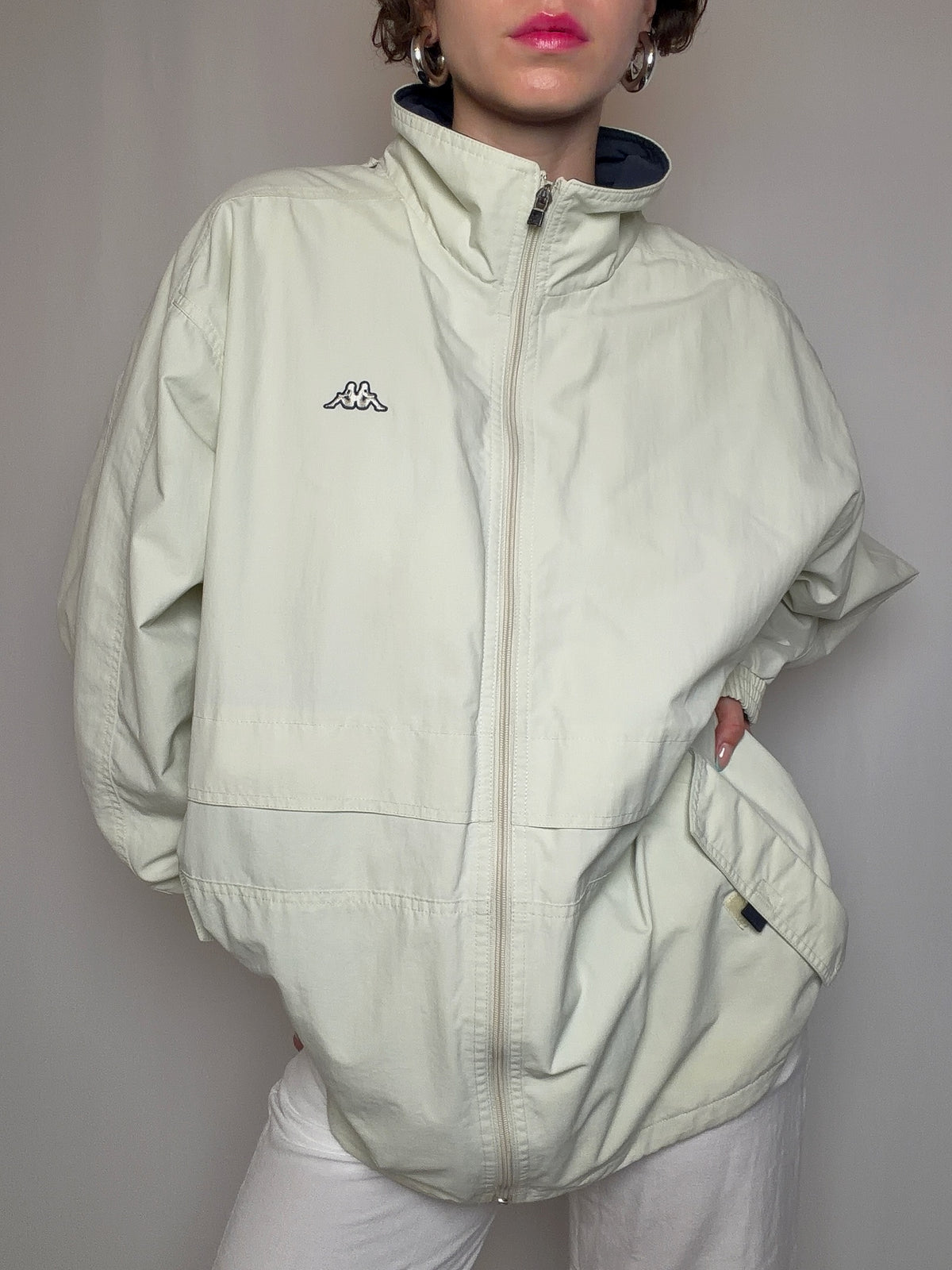 Veste d'été beige Kappa XL vintage
