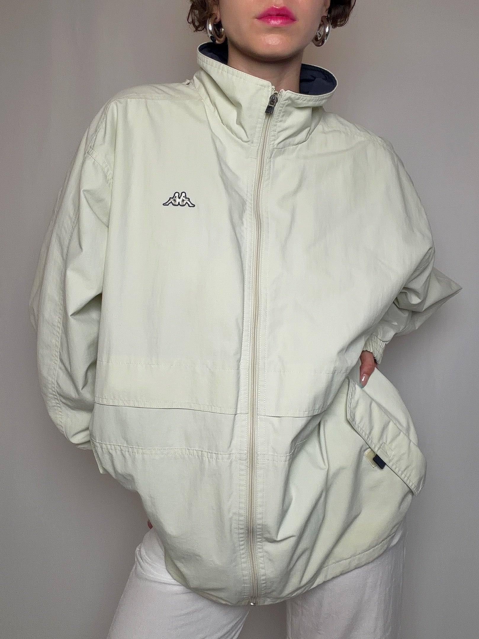 Veste d'été beige Kappa XL vintage