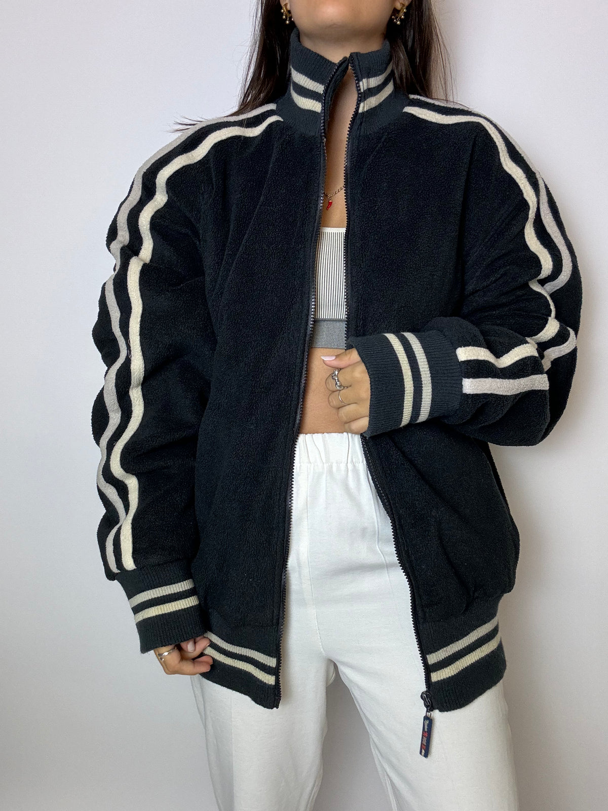 American fleece bomber jacket XL 