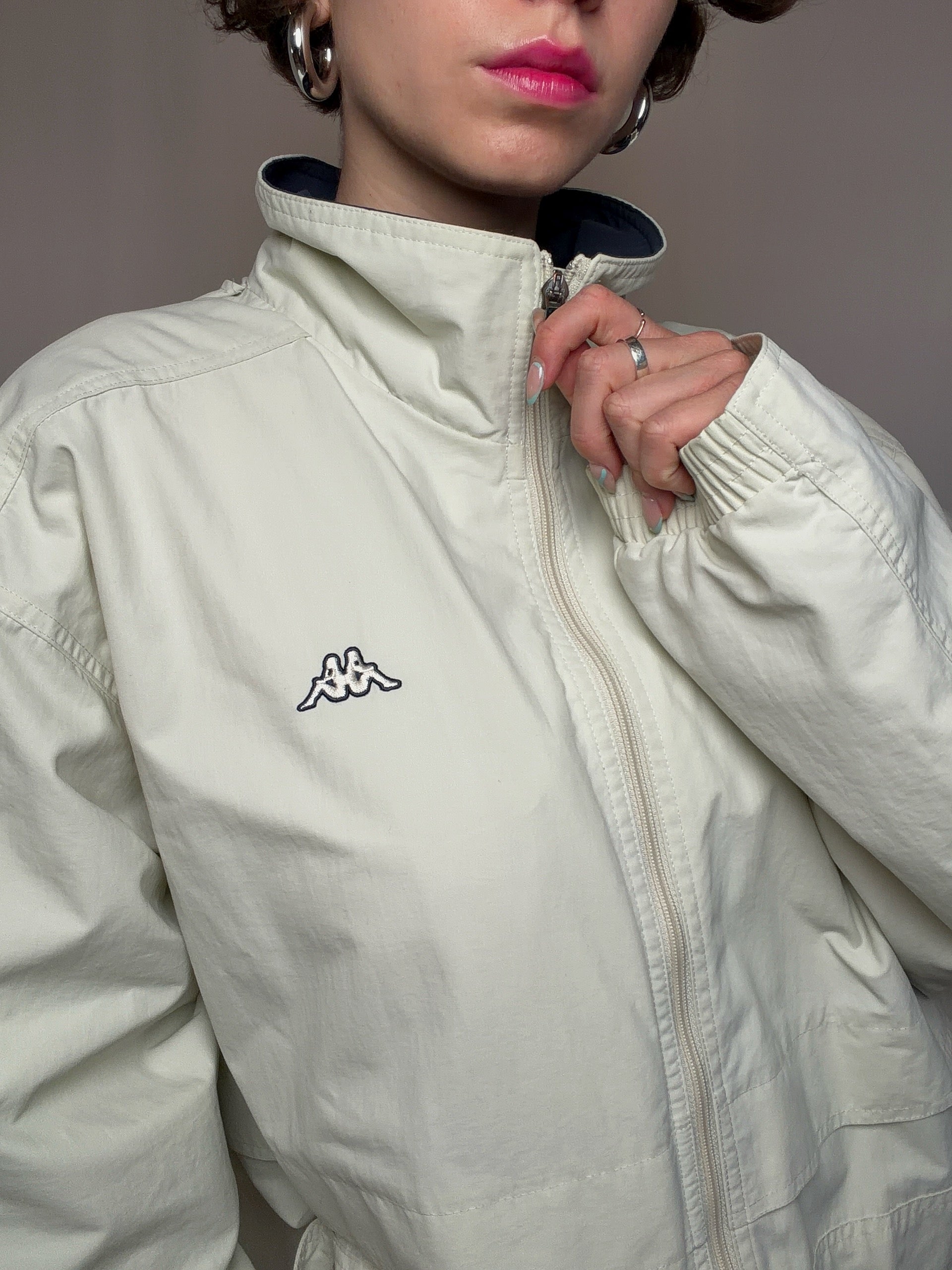 Veste d'été beige Kappa XL vintage