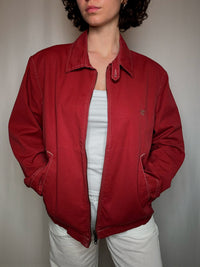 Rote Vintage-Sommerjacke L
