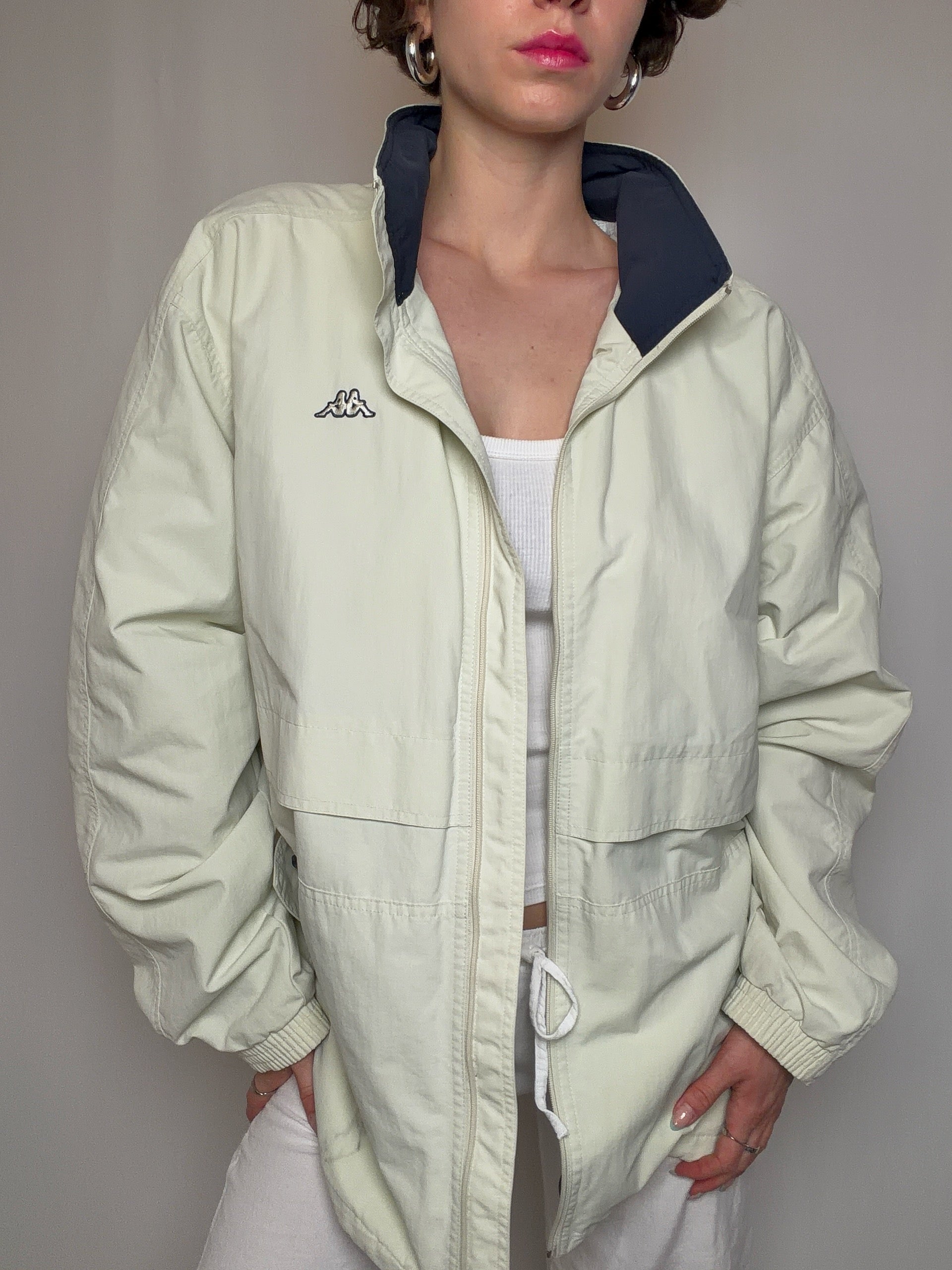 Veste d'été beige Kappa XL vintage