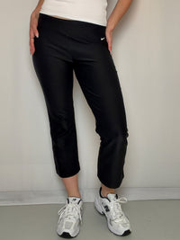 Kurze schwarze Vintage-Leggings Nike M