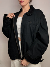 Black boxy style jacket NAVY ARMY XL vintage