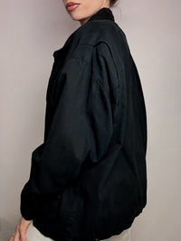 Black boxy style jacket NAVY ARMY XL vintage