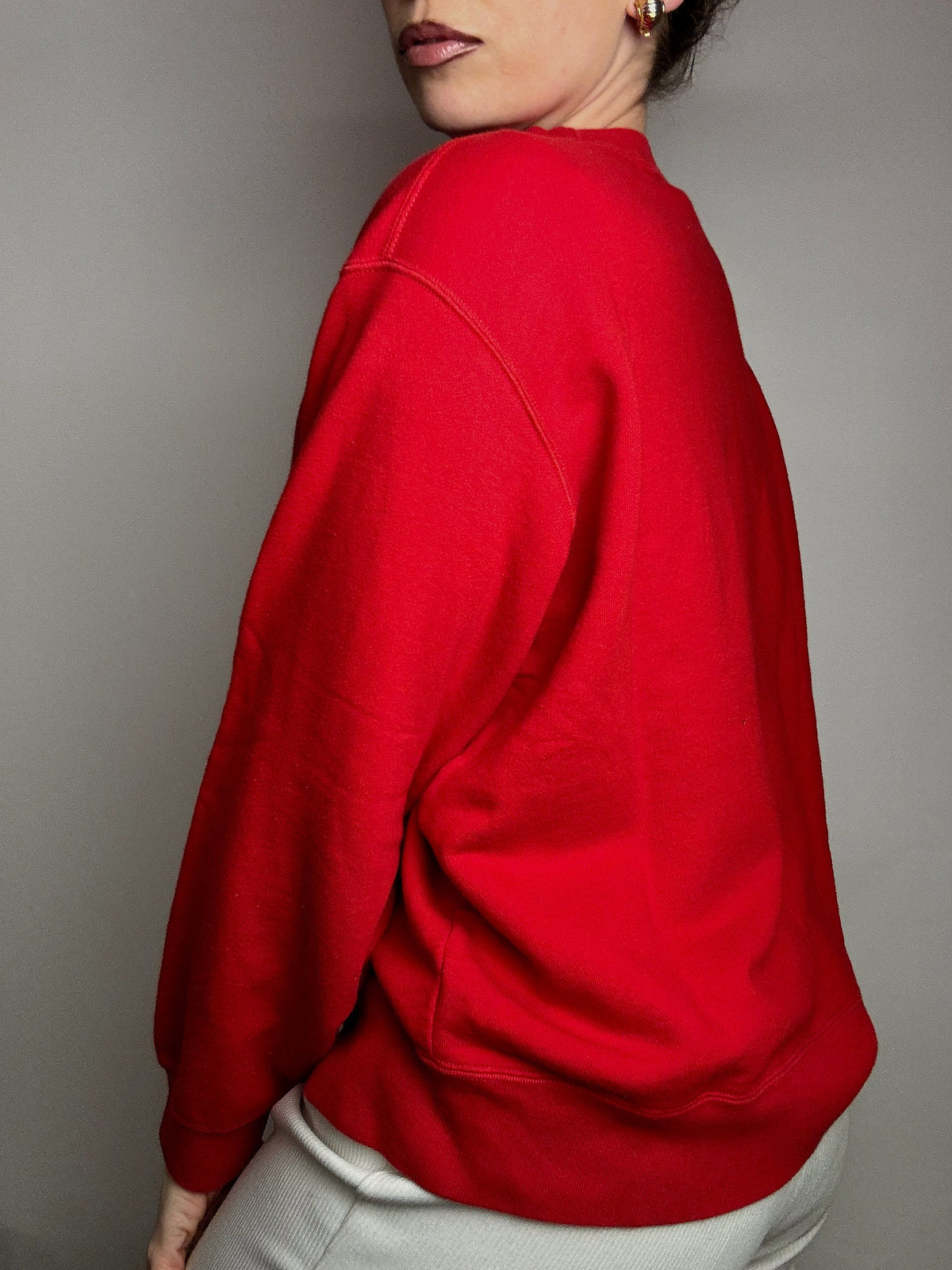 RALPH LAUREN M vintage red crewneck sweatshirt