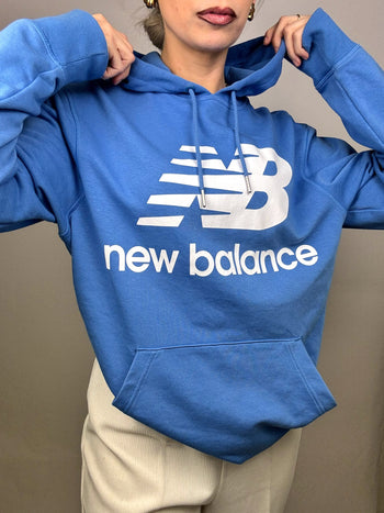 Sweat à capuche bleu NEW BALANCE M Vintage