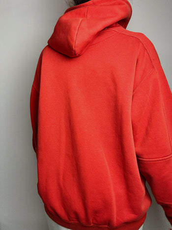 Veste sweat à capuche rouge CHAMPION L vintage