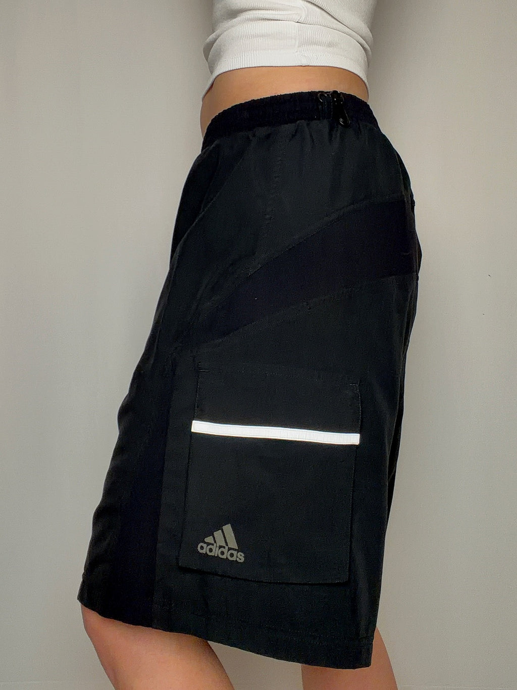 Short de sport noir Adidas XL vintage