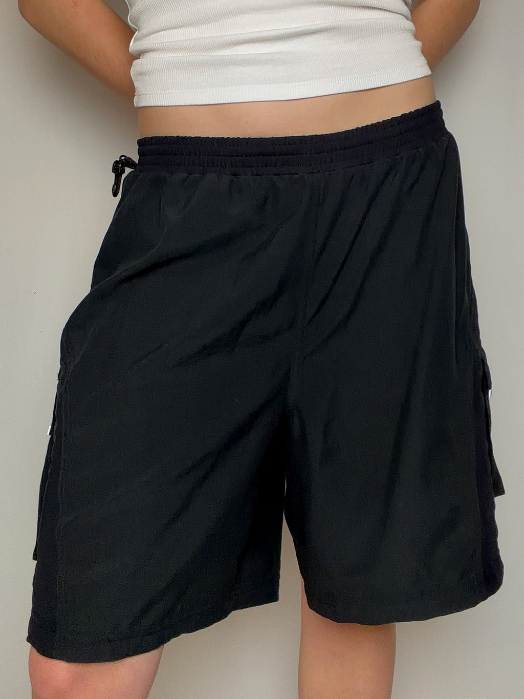 Short de sport noir Adidas XL vintage