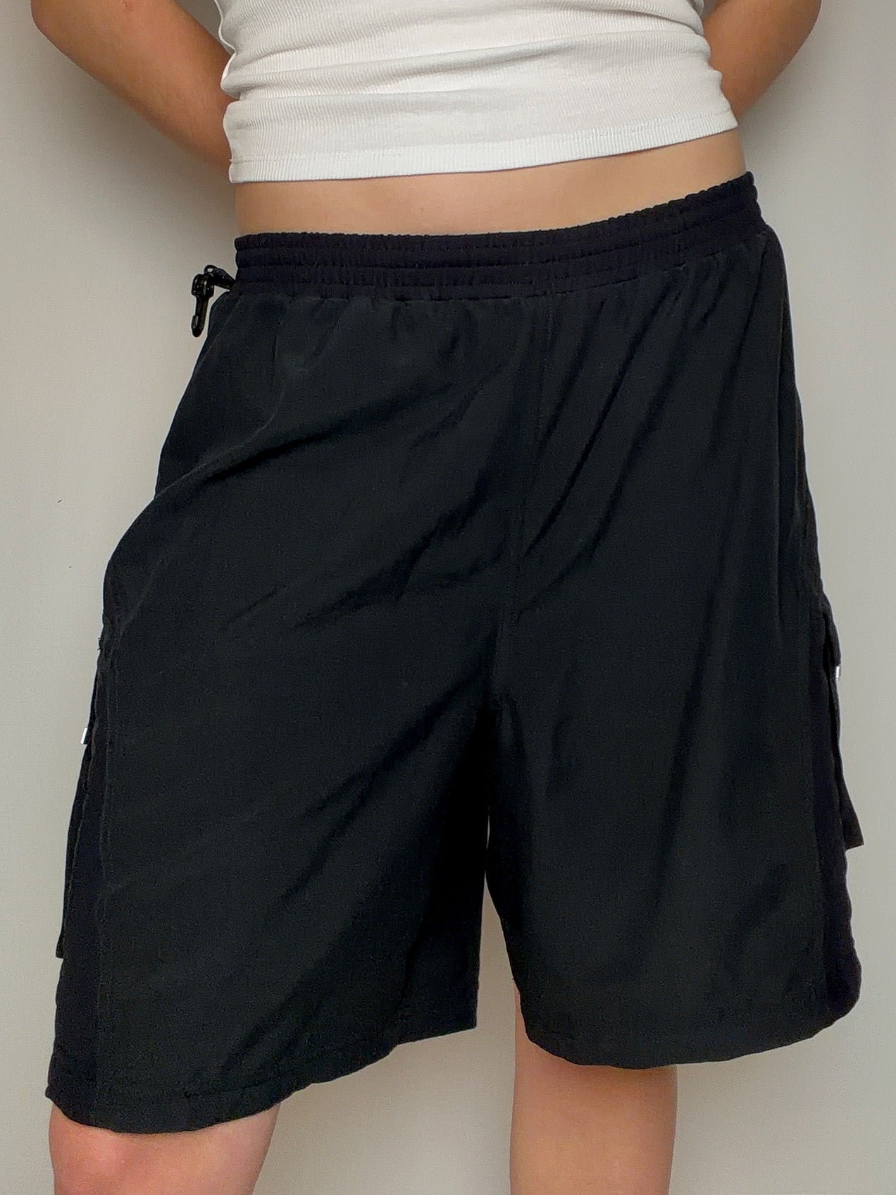 Short de sport noir Adidas XL vintage