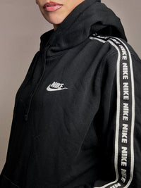 NIKE L Vintage Schwarzer Hoodie