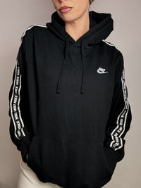 NIKE L Vintage Schwarzer Hoodie