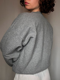 Sweat brodé gris Canada L vintage