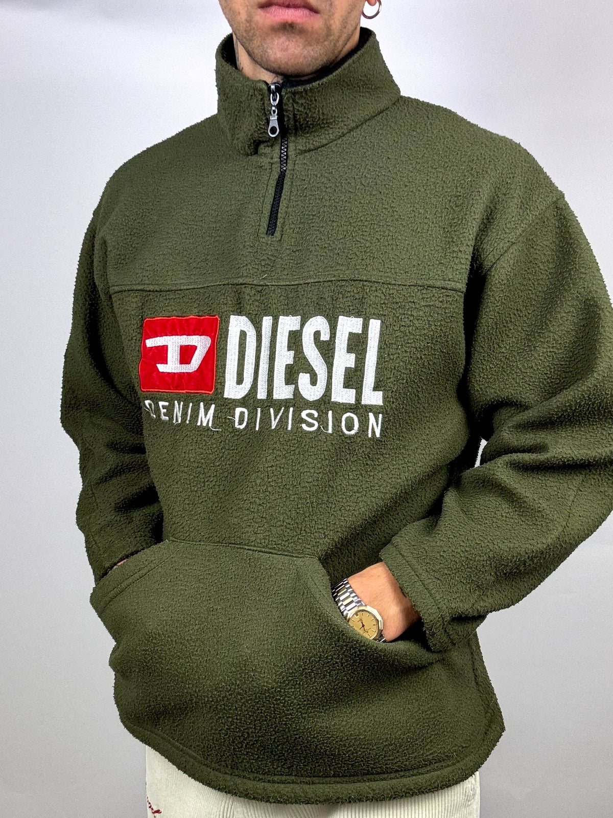 DIESEL XL Vintage Khaki Fleece