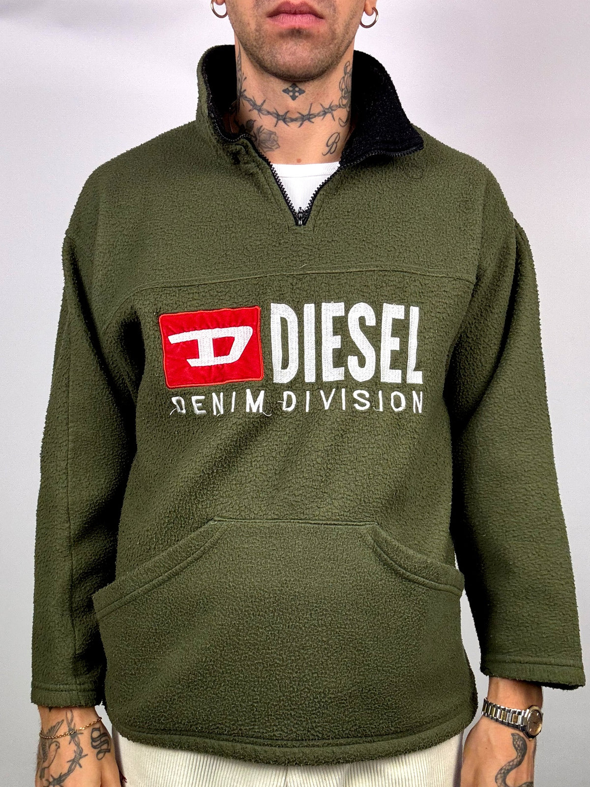 DIESEL XL Vintage Khaki Fleece