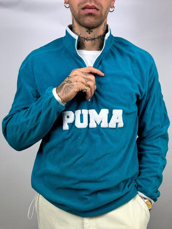 Polaire bleue PUMA L/XL Vintage