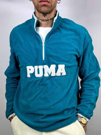 Polaire bleue PUMA L/XL Vintage