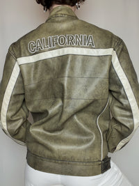 Veste de racing kaki M vintage