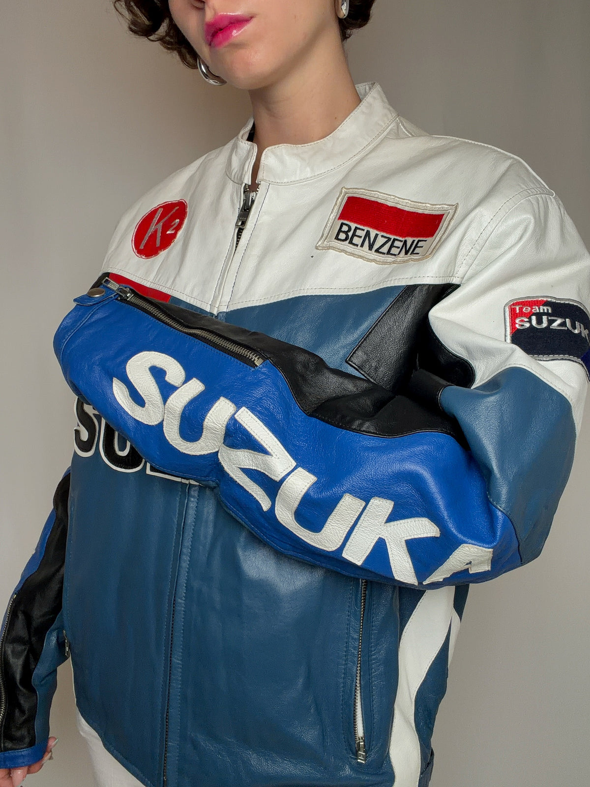 Veste de moto Suzuka L vintage