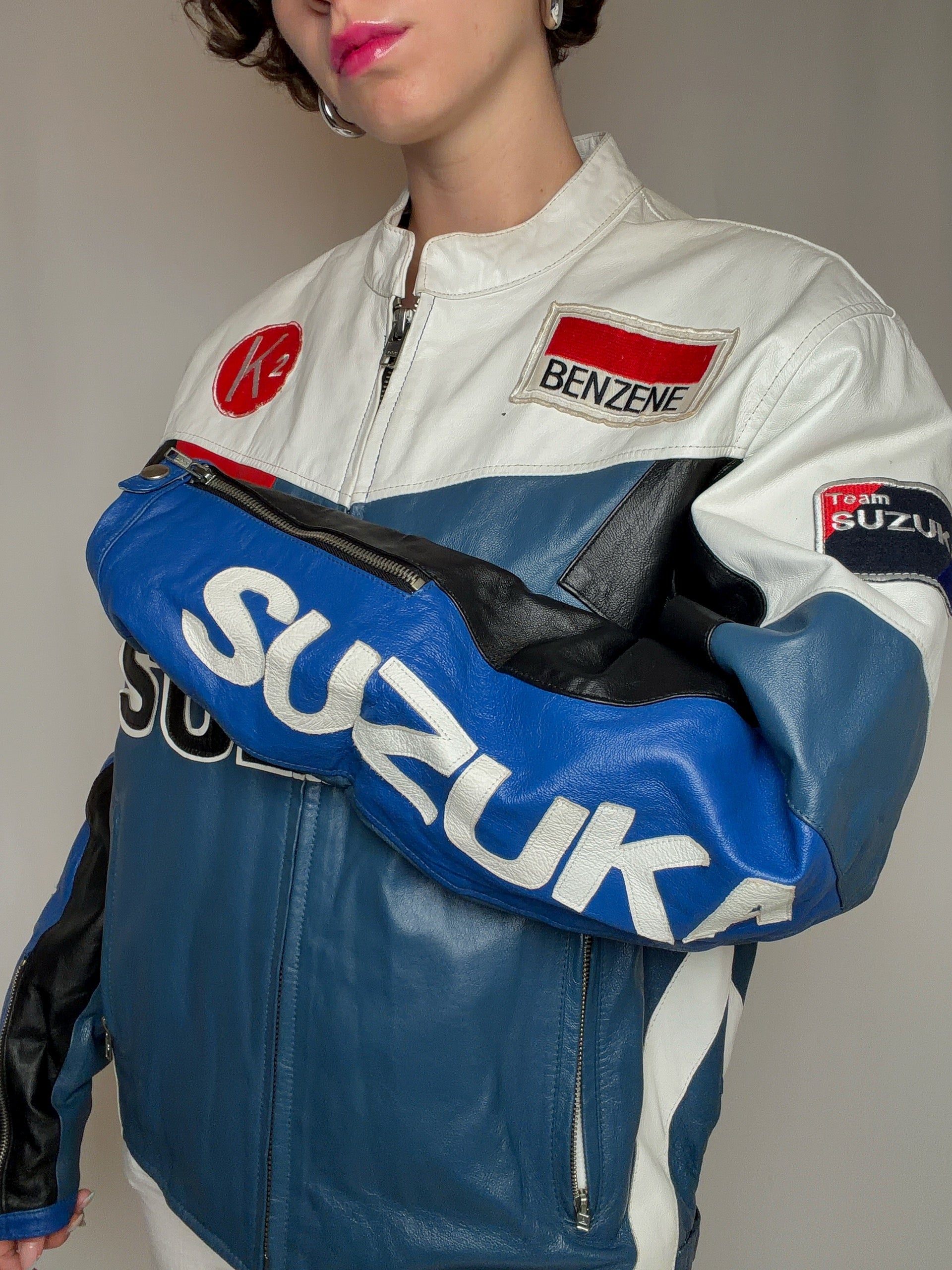 Veste de moto Suzuka L vintage