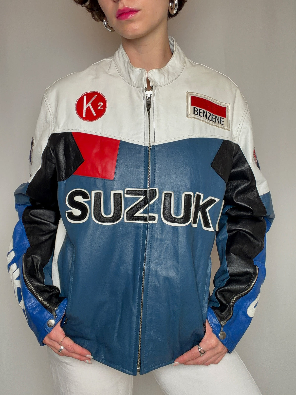 Veste de moto Suzuka L vintage