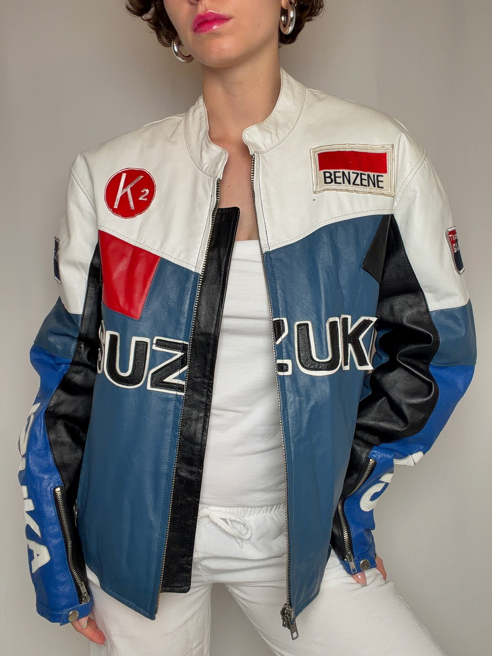 Veste de moto Suzuka L vintage