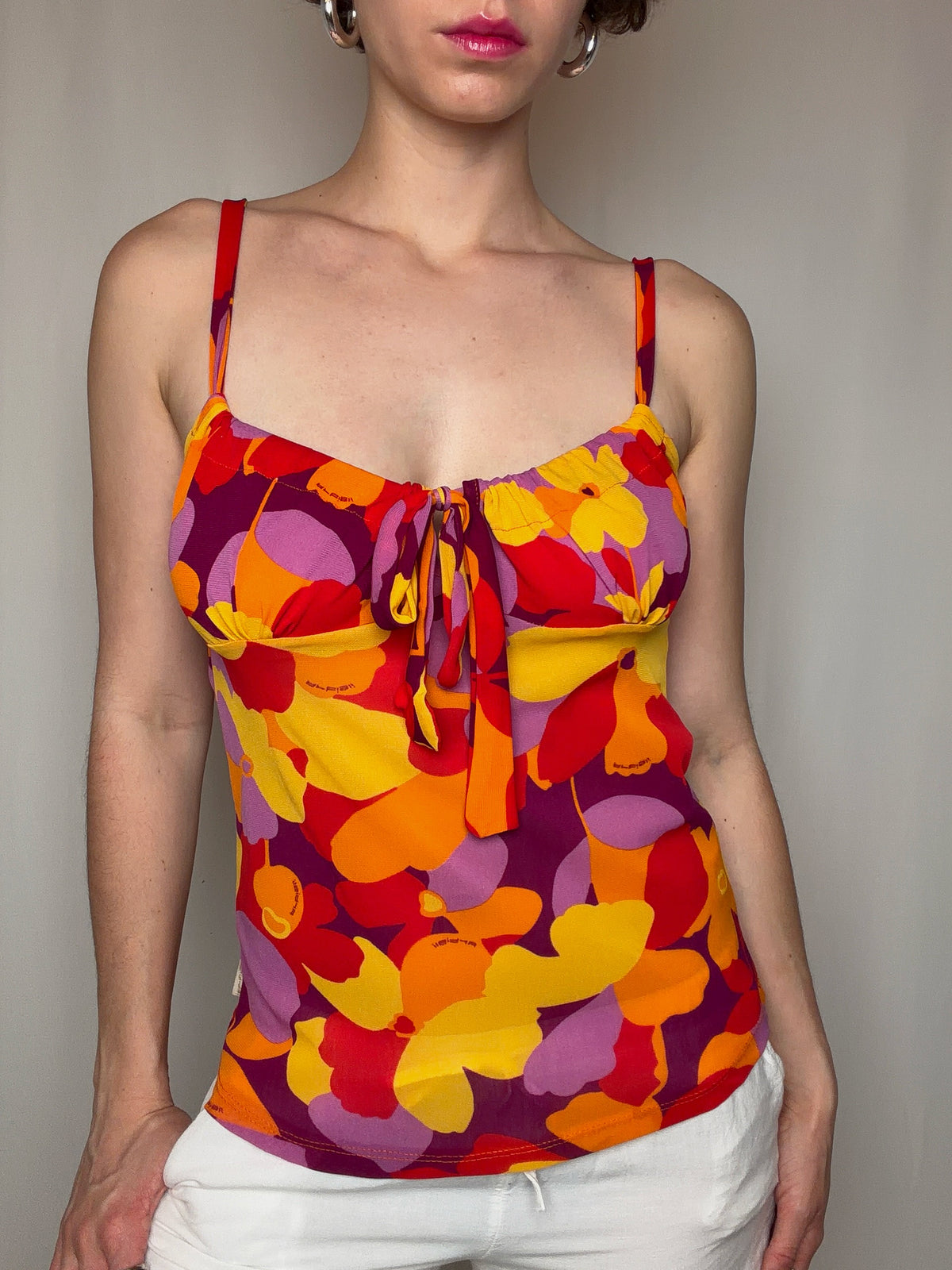 Top cintré coloré M/L vintage