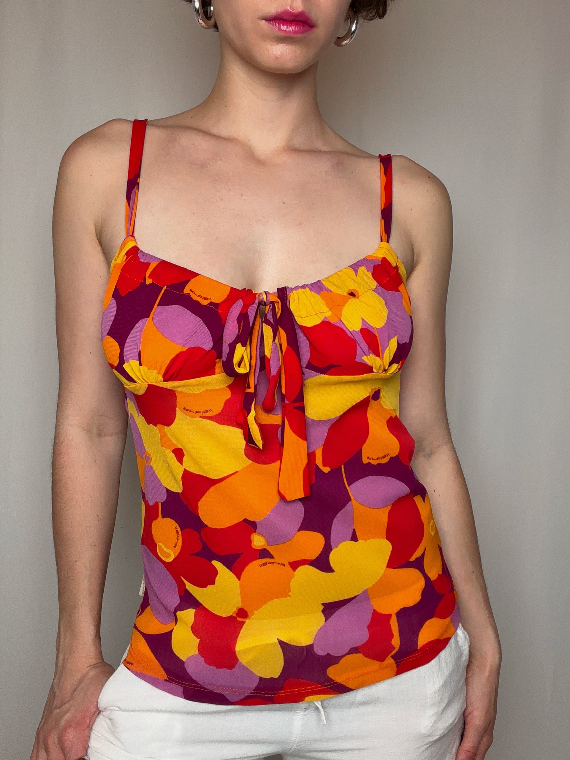 Top cintré coloré M/L vintage